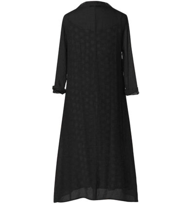 Fashion Round Neck Polka Dot Two-Piece Dress