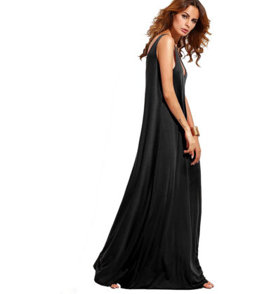 Verdusa Women Casual Sleeveless Deep V Neck