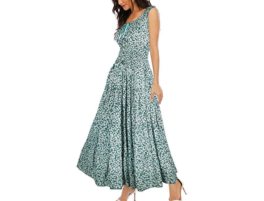 Printed Boho Maxi Long Dress