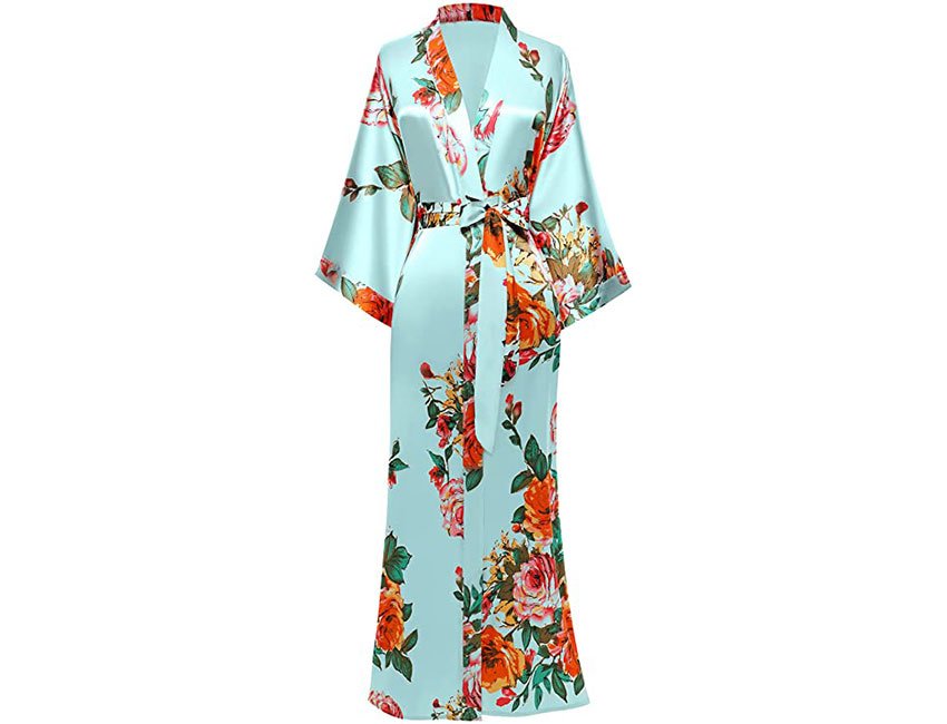 Kimono Robe Long Floral